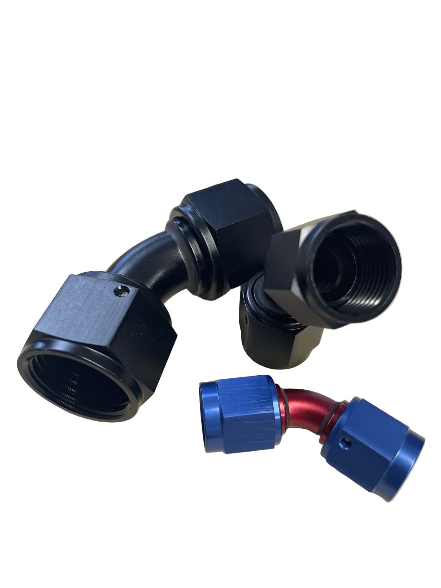 AN Swivel Female/Female Joiners Straights, 45 Degree and 90 Degree