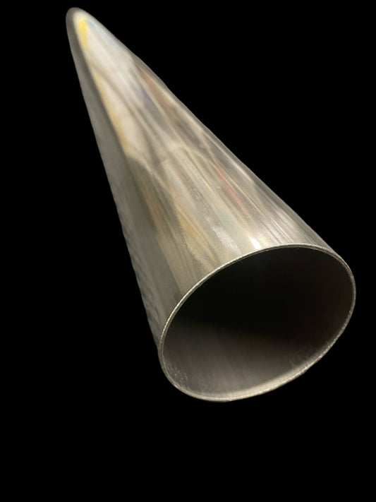 Stainless Steel Pipe Exhaust tube 1 Meter Round and Oval