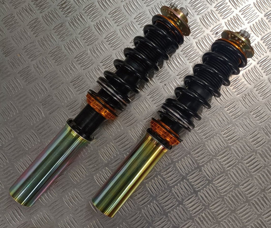 COILOVERS XYZ & SFR weld on. Available for most Mcpherson struts