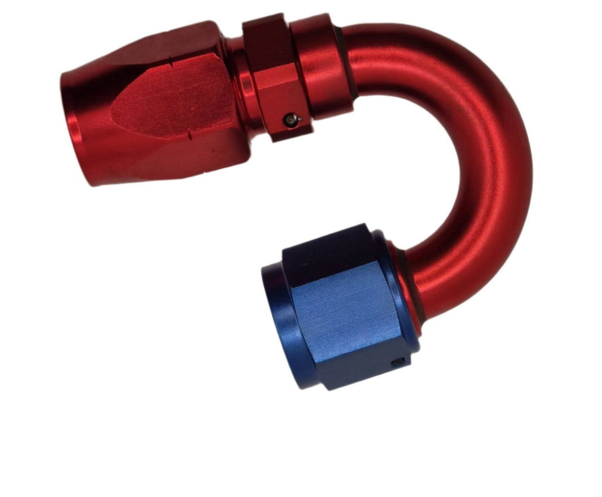 Aluinu 90 Degree Swivel Crip Bend an Hose End - an Hose End, Hose Fittings Aluinu 90 Degree Swivel Crip Bend an Hose End - an Hose End, Hose Fittings