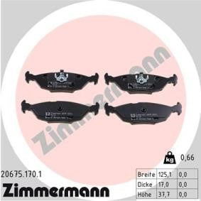 BMW BRAKE PADS ZIMMERMANN & A.B.S