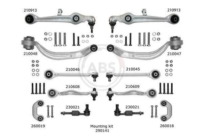 AUDI SUSPENSION & CONTROL ARMS