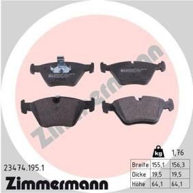 BMW BRAKE PADS ZIMMERMANN & A.B.S