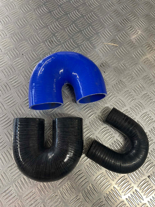 Silicone hose 135 degree and 180 degree bends