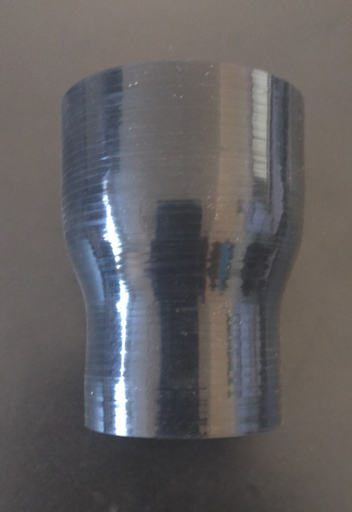 SILICONE STRAIGHT REDUCER - BLACK