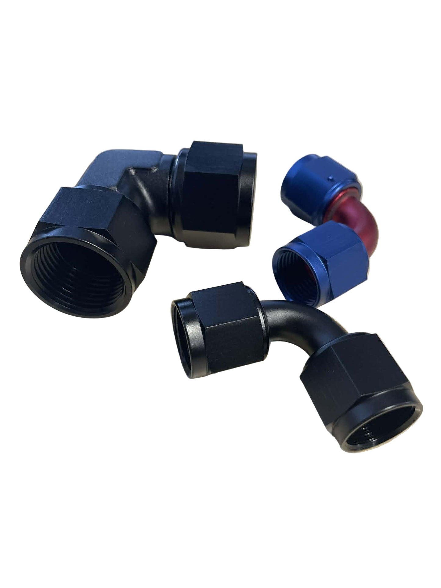 AN Swivel Female/Female Joiners Straights, 45 Degree and 90 Degree