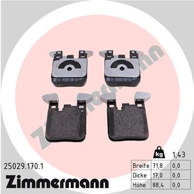 BMW BRAKE PADS ZIMMERMANN & A.B.S