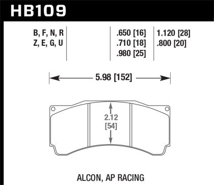 HAWK PERFORMANCE BRAKE PADS