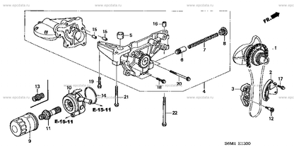HONDA K20 K24 SERIES GENUINE ENGINE PARTS