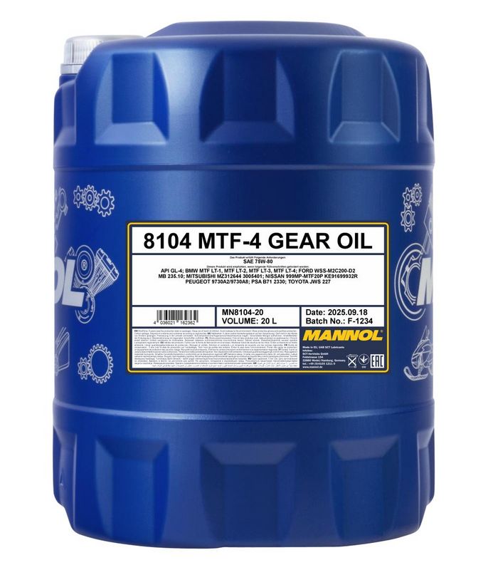 MANNOL ENGINE & GEAR OILS